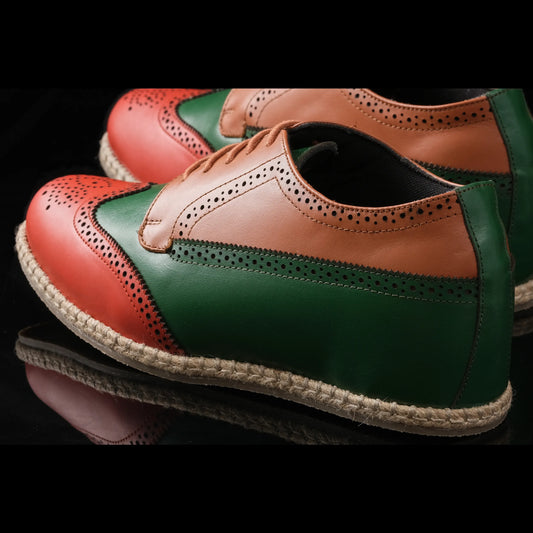BoyLift Heritage Blend Multi-Tone Elevator Brogues