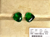 Natural Zambia Minor Emerald 33.72 cts Heart pair by SR-Takat