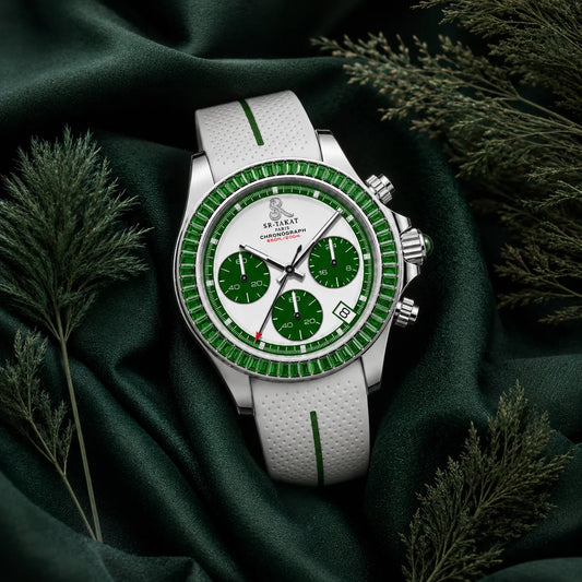 SR-Takat Natural Emerald Watch - Series 3
