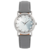 Lucidity Ladies WA-055 Steel Greyish Blue Sunray Dial Diamond Luxury Watch