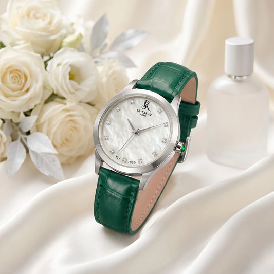 Women’s DIF Diamond & Emerald Luxury Watch | SR TAKAT