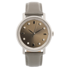 Lucidity Gents WA-045 Matte Steel Diamond Dial Luxury Watch with Steel Bracelet