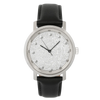 Lucidity Gents WA-049 Blackened Steel Pink Sapphire Diamond Luxury Watch
