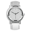 Lucidity Gents Diamond Dial Automatic & Quartz Luxury Watch – White Leather Strap | W-001