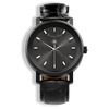 Lucidity Gents Diamond Dial Watch – White Leather Strap (Model W-009)