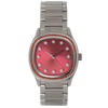 Determination Medium WA-030 Luxury Steel Watch with Sapphire Red Dial