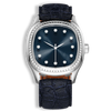 Determination Medium W-057 Swiss Luxury Watch – Blue Sunray Dial & Diamond Bezel