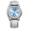Determination Ladies W-064 Swiss Luxury Watch – White Mother of Pearl Dial & Diamond Bezel