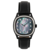 Introsistence WA-013 Swiss Luxury Watch – Diamond Dial & White Leather Strap