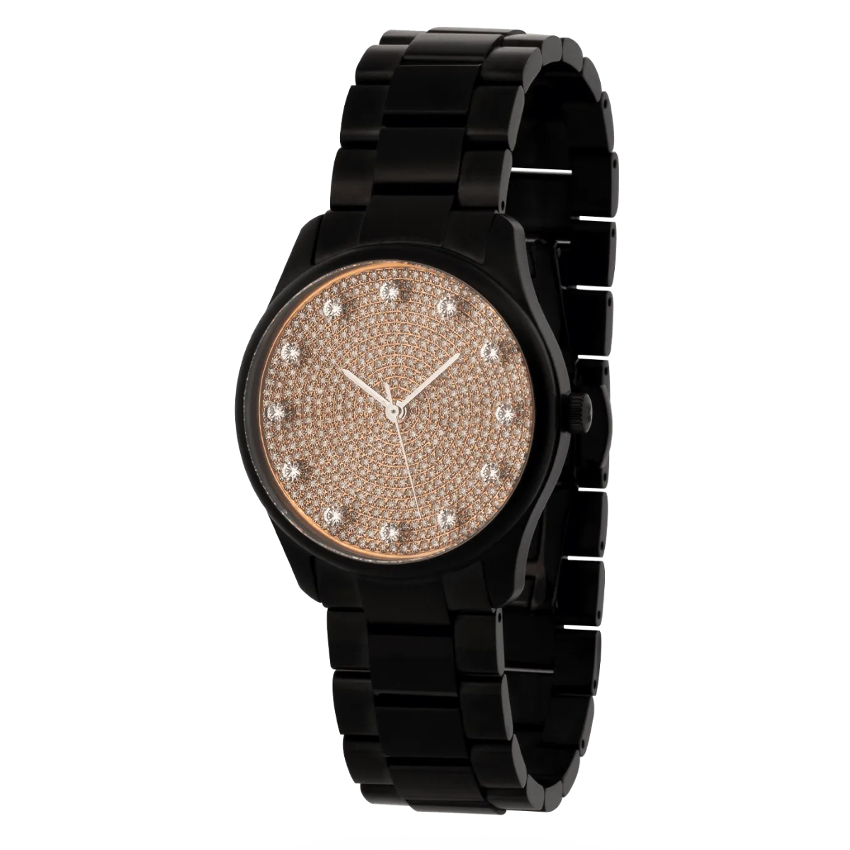Niveau Élevé Introsistence WA-042 Swiss Luxury Watch – Diamond Bezel & White Leather Strap