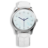 Introsistence W-041 Stainless Steel Quartz Ladies Watch with Mother of Pearl Dial & Diamond Markers