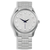 Introsistence W-045 Matte Steel Quartz Ladies Watch with Diamond Dial & Steel Bracelet