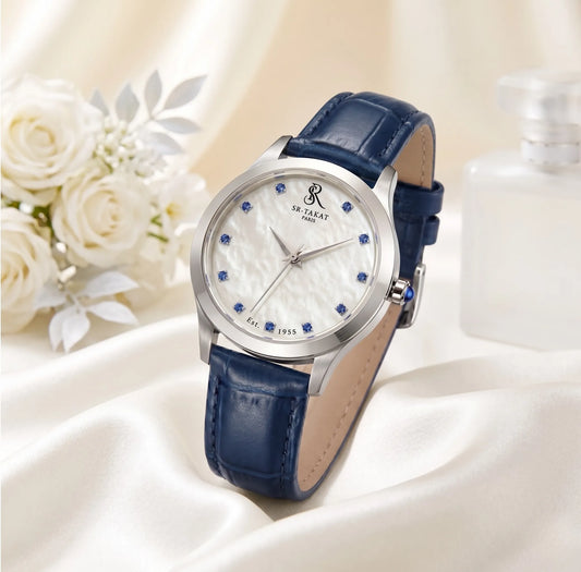 Premium Sapphire Gemstone Watch for Women | SR TAKAT