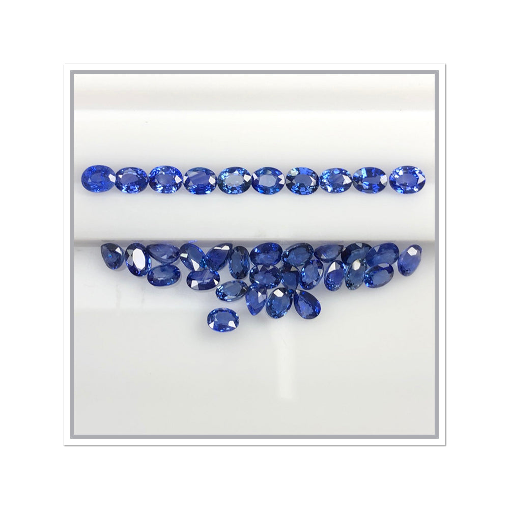 Natural Blue Sapphire Ovals by SR-Takat