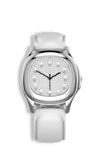 Determination Ladies W-061 Swiss Luxury Watch – Diamond Dial & White Leather Strap