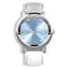 Lucidity Gents W-011 Diamond Dial Luxury Watch – Black Steel Case & Leather Strap
