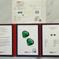Natural Zambia Minor Emerald 33.72 cts Heart pair by SR-Takat