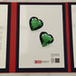 Natural Zambia Insg Emerald 15.49 cts Heart pair by SR-Takat