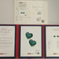 Natural Zambia  Min Emerald 20.67 cts Heart pair by SR-Takat