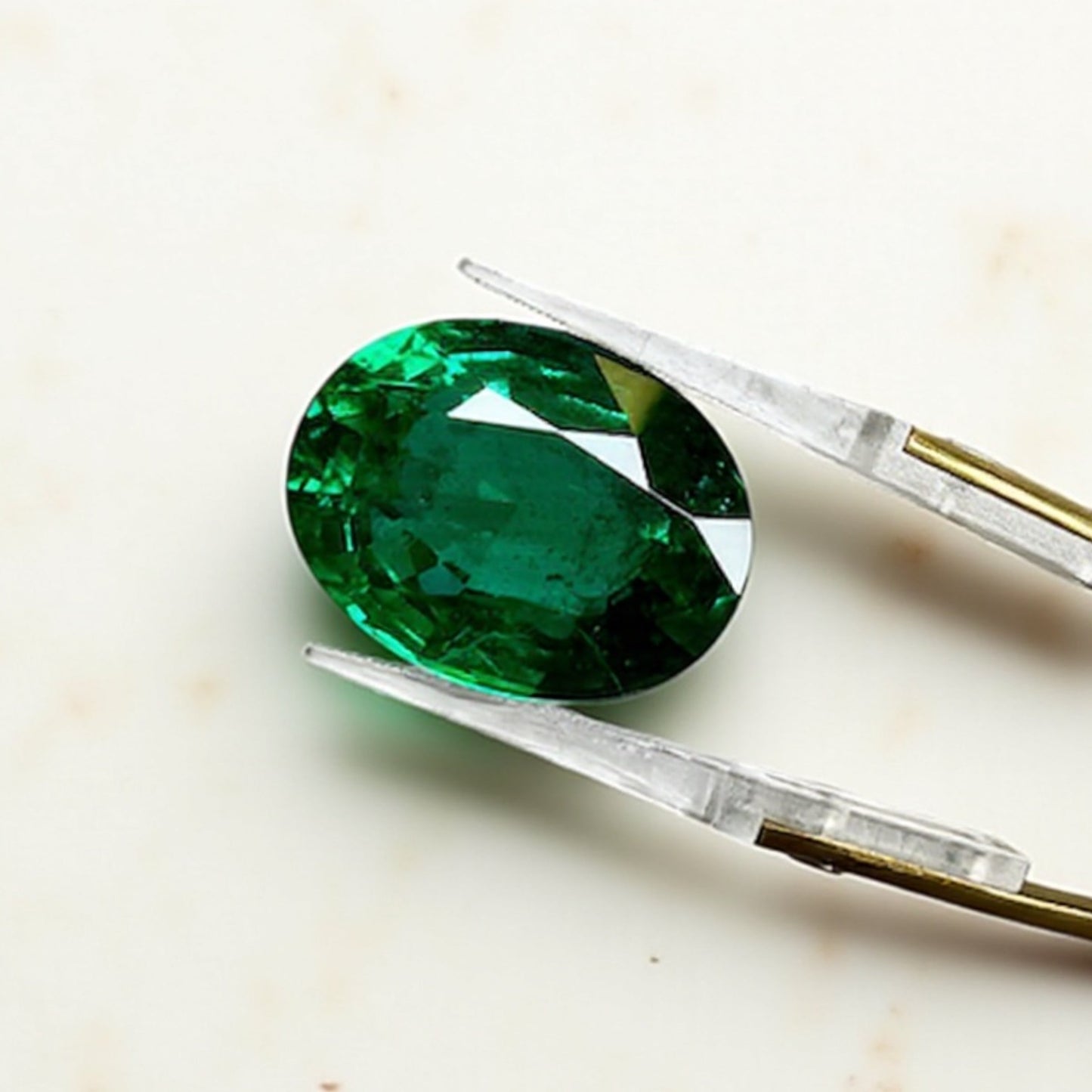 Natural Emerald 34 cts certified in Switzerland GRS Lab by SR-Takat