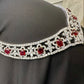 Natural Burmese Gubelin Pigeon Blood Ruby & Diamond 18k Gold Necklace 42.04 cts by SR-Takat
