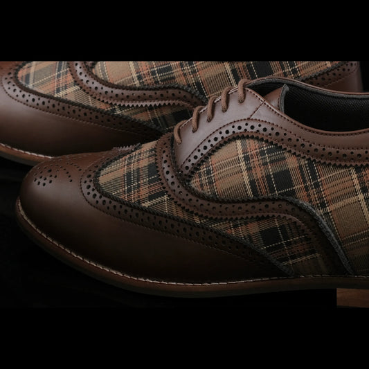 BoyLift Edinburgh Heritage Brogue Elevator Shoes