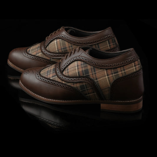 BoyLift Edinburgh Heritage Brogue Elevator Shoes