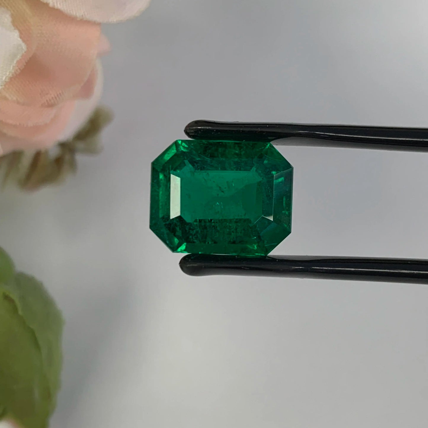 Natural Zambian Emerald Minor 6.65 cts Octagon by SR-Takat