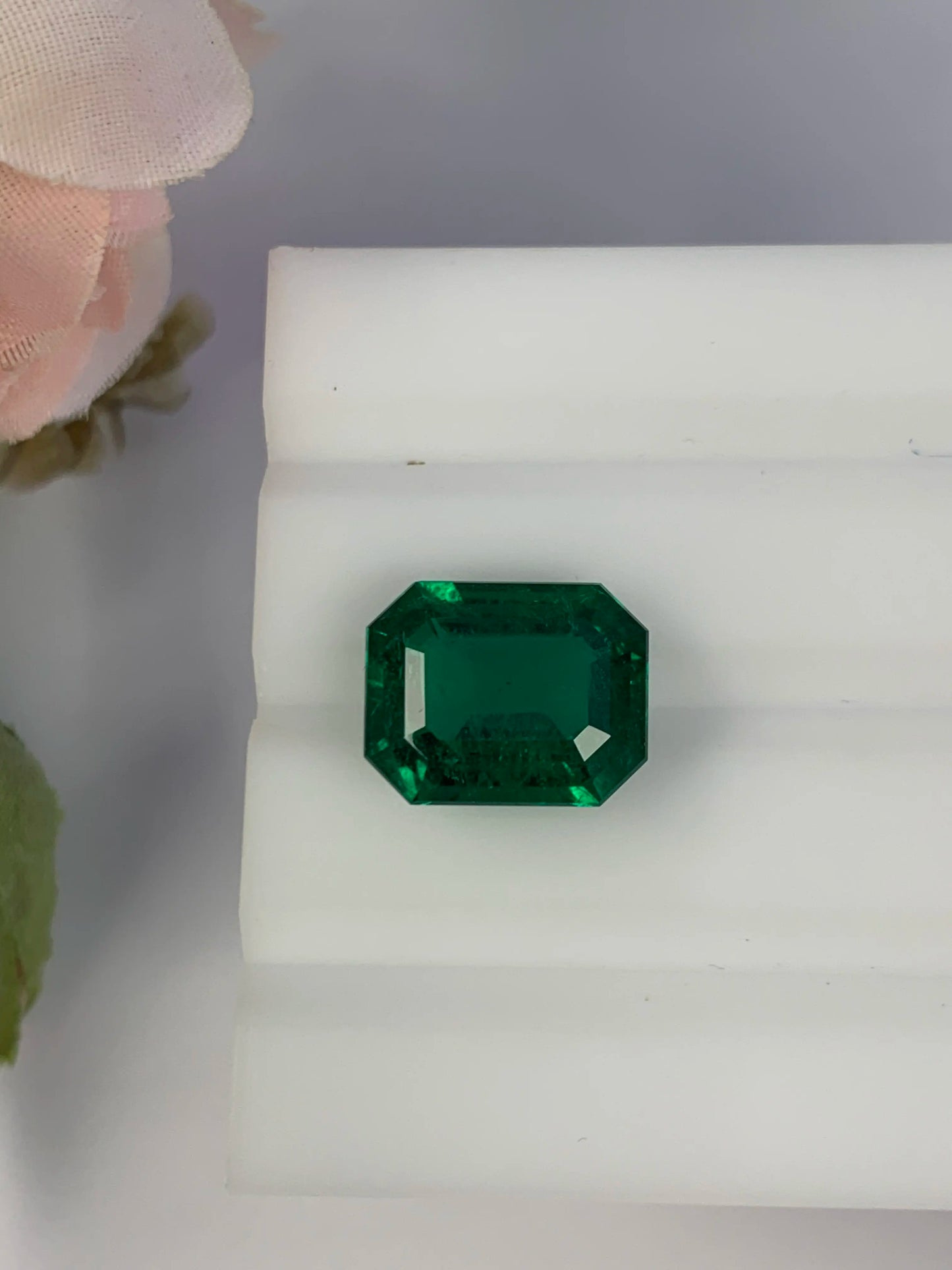 Natural Zambian Emerald Minor 6.65 cts Octagon by SR-Takat