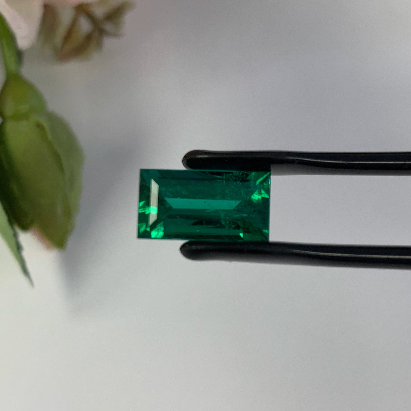 Natural Zambian Emerald Minor 3.47 cts Baguette by SR-Takat