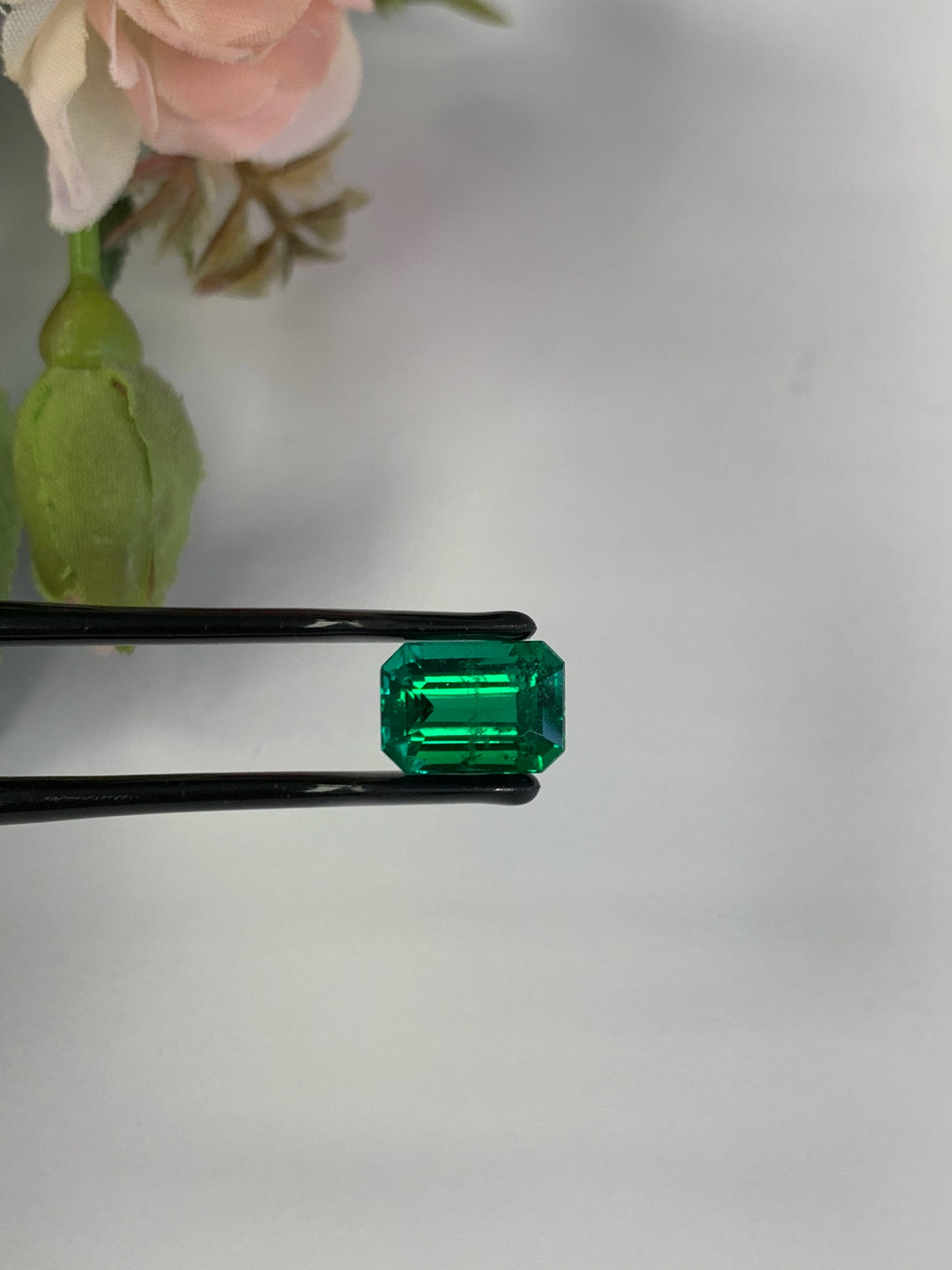 Natural Zambian Emerald Insignificant 3.93 cts Octagon by SR-Takat