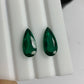 Natural Zambian Emerald Insignificant 9.01 cts Pear pair by SR-Takat