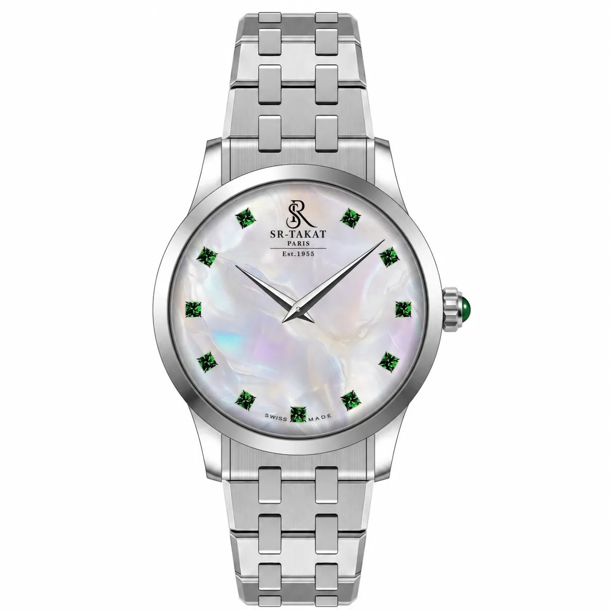 SR-Takat Natural Emerald Gents Watch