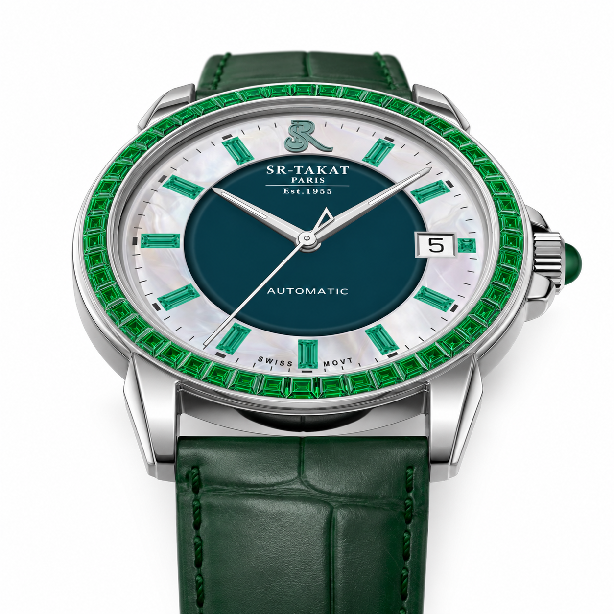 SR-Takat Natural Emerald Watch (Series 2)