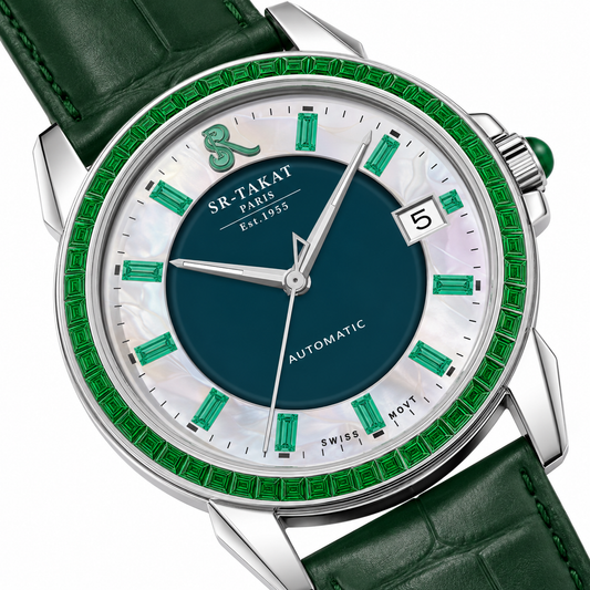 SR-Takat Natural Emerald Watch (Series 2)