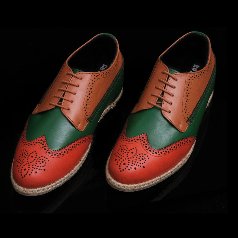 BoyLift Heritage Blend Multi-Tone Elevator Brogues
