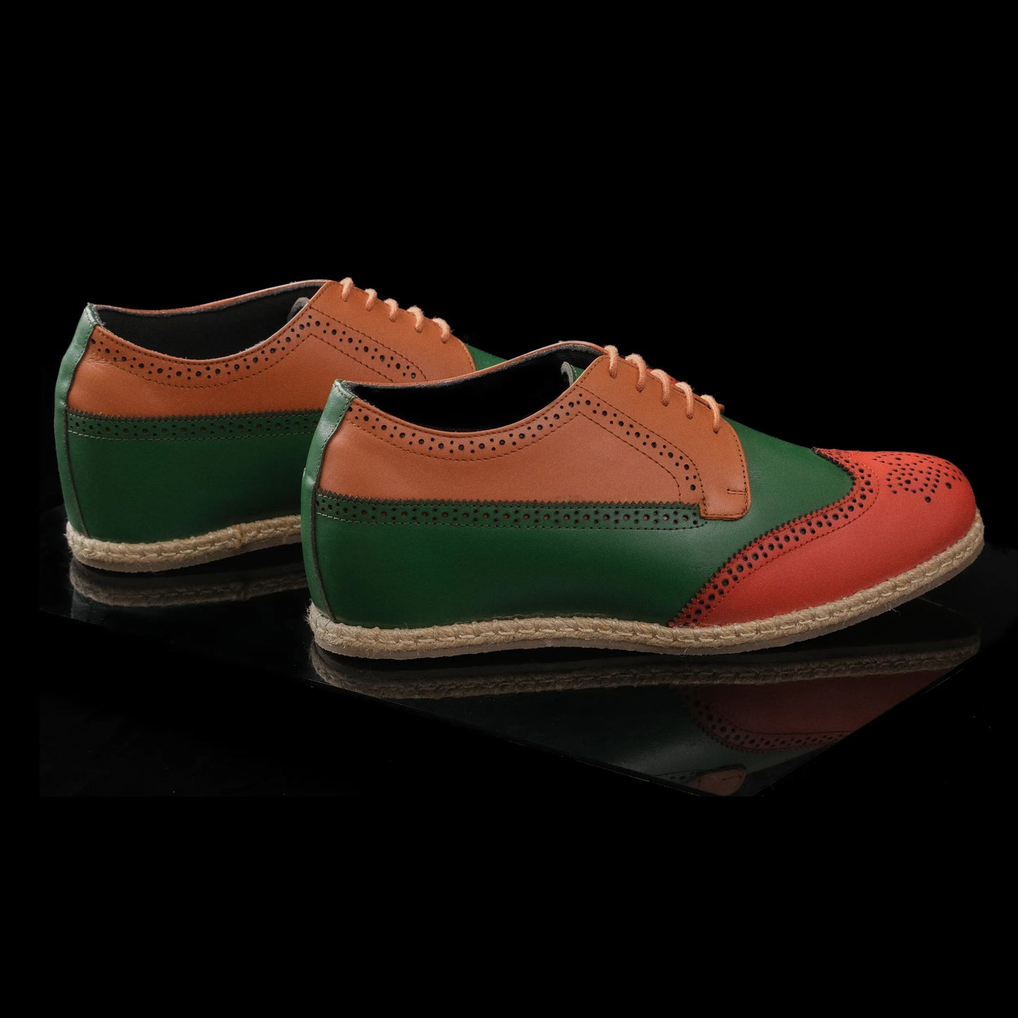 BoyLift Heritage Blend Multi-Tone Elevator Brogues