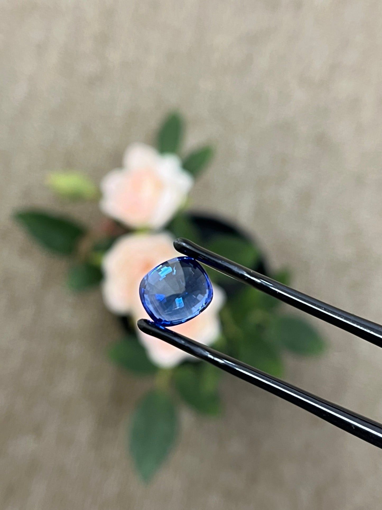 Natural Sapphire Heated Cylone 6.12 cts Cus by SR-Takat
