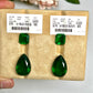 Natural Zambia Minor Emerald 11.95 cts Octagon pair & 45.38 Pear pair by SR-Takat