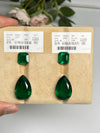 Natural Zambia Minor Emerald 11.95 cts Octagon pair & 45.38 Pear pair by SR-Takat