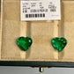 Natural Zambia Insg Emerald 15.49 cts Heart pair by SR-Takat