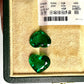 Natural Zambia  Min Emerald 20.67 cts Heart pair by SR-Takat