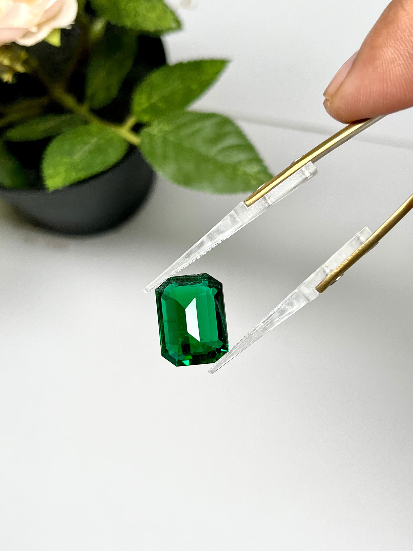 Natural Zambia Min Emerald 12.74 cts Oct by SR-Takat