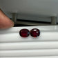 Natural Mozambique Pigeon Blood Ruby Pair – 5 Carat Each, Unheated & Certified