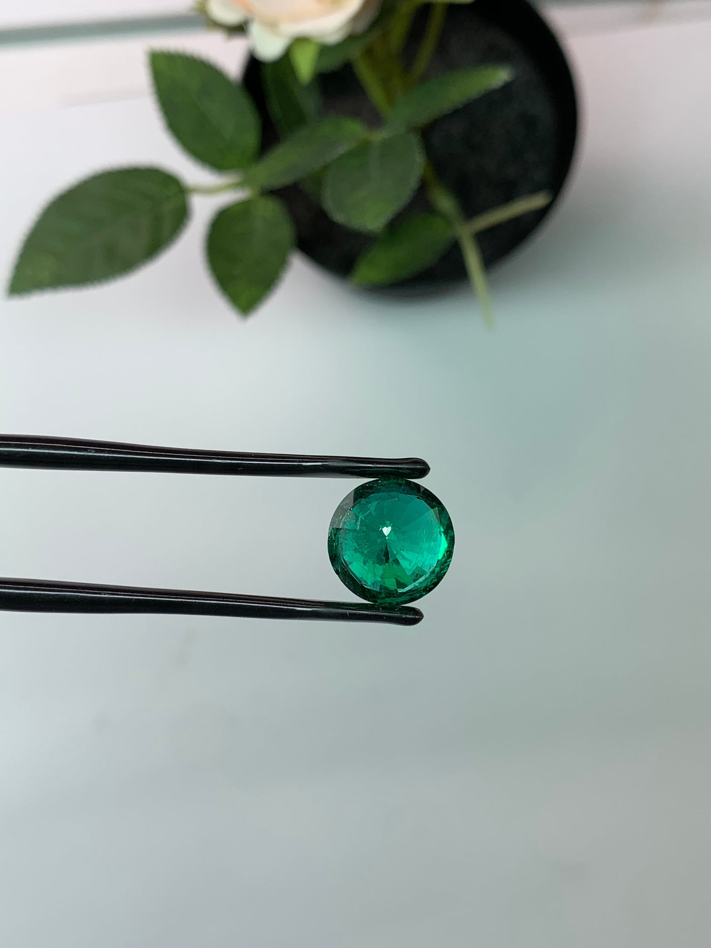 Natural Zambia Minor Emerald 7.90 cts Round by SR-Takat