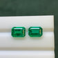 Natural Zambia Emerald 4.61 cts Octagon pair by SR-Takat
