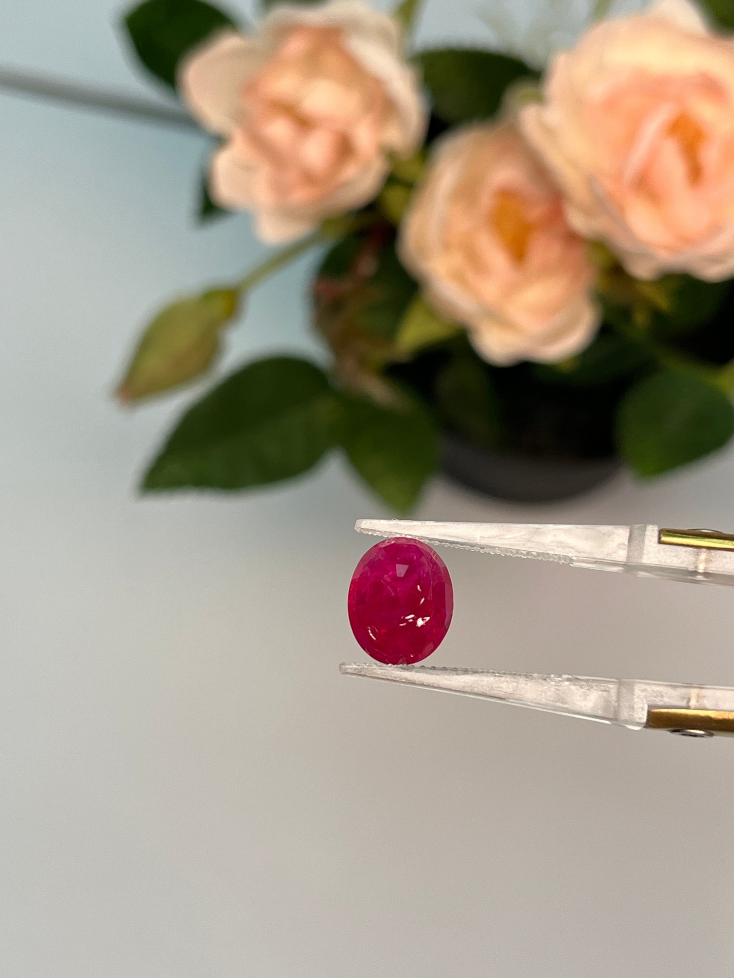 Natural Ruby No Heat Burma 5.05 cts Oval by SR-Takat