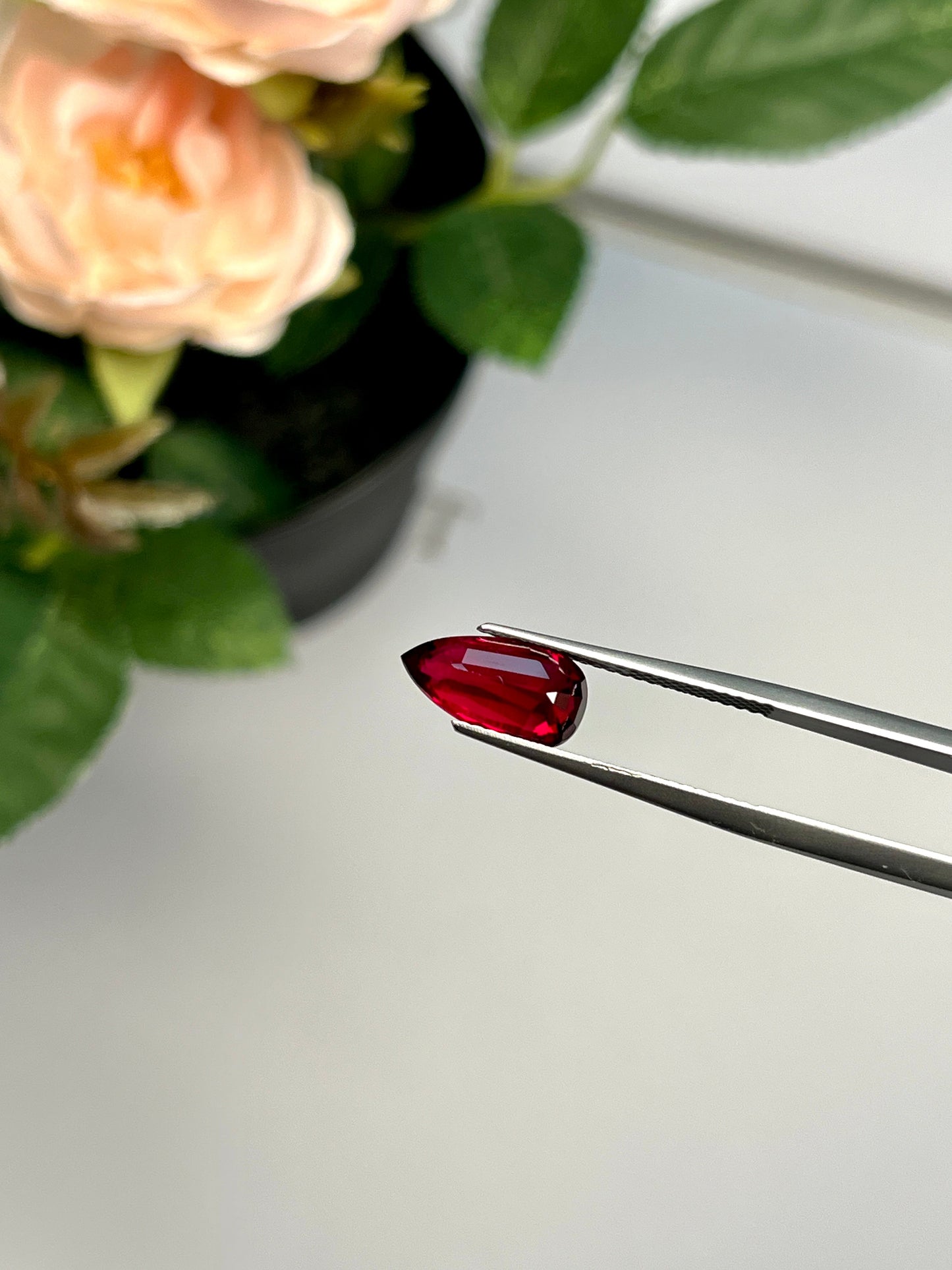 Natural Ruby No Heat Mozambique 2.77 cts Pear by SR-Takat