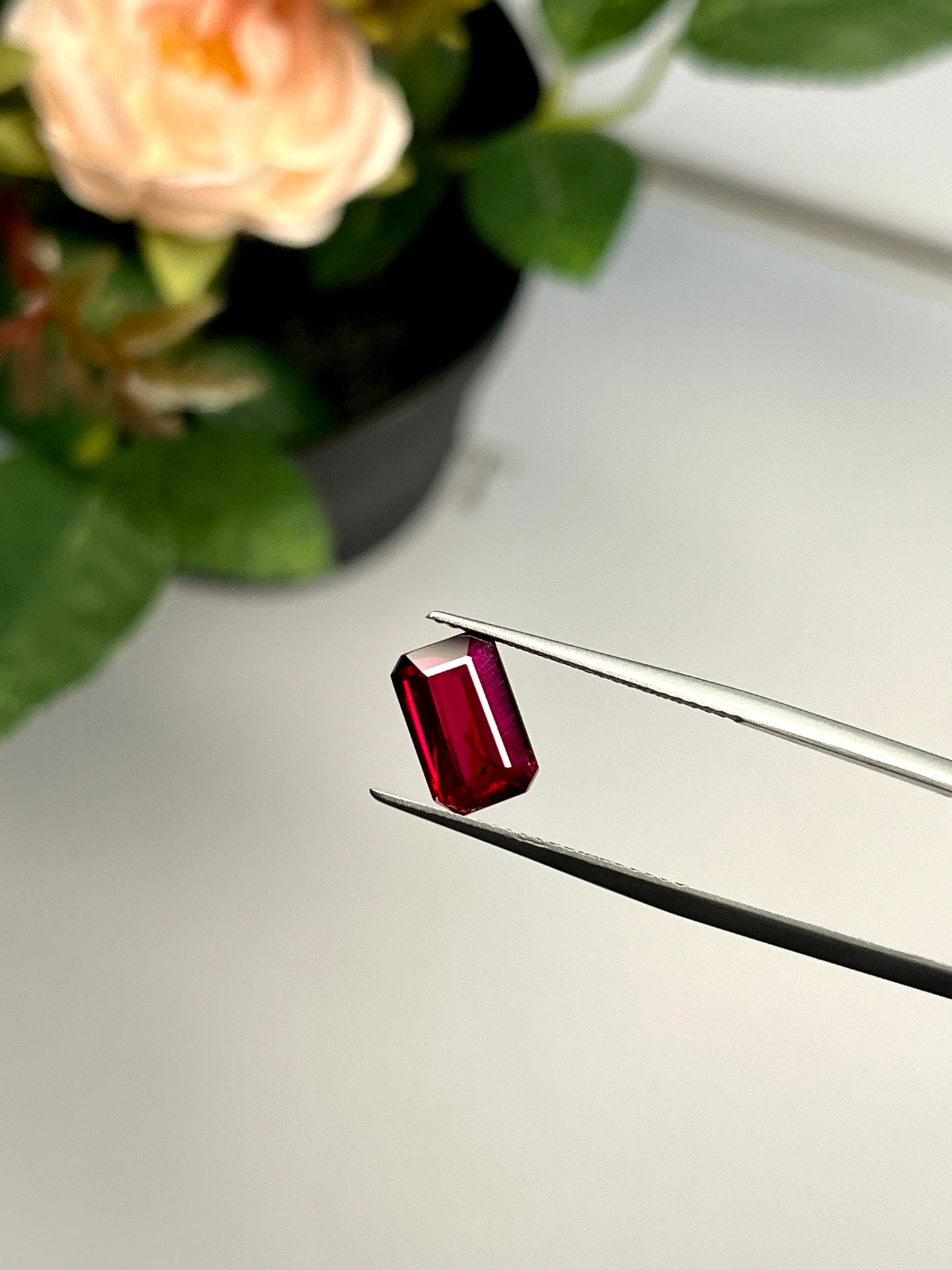 Natural Ruby No Heat Mozambique 2.98 cts Octagon by SR-Takat