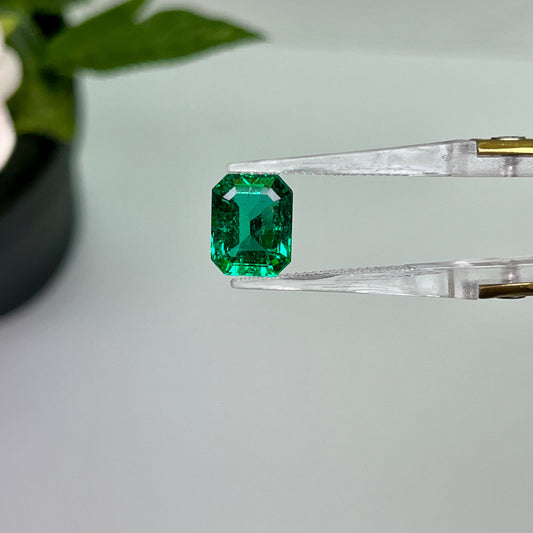 Natural Zambia No-Oil Emerald 3.22 cts Oct by SR-Takat